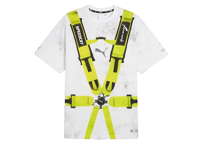 Puma x A$AP Rocky Seatbelt Tee White/Lime Pow