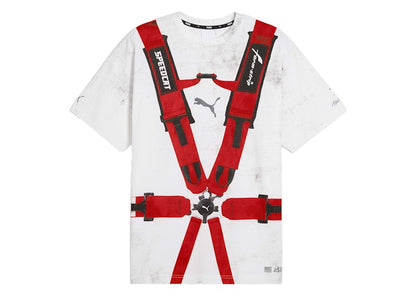 Puma x A$AP Rocky Seatbelt Tee White/Rosso Corsa