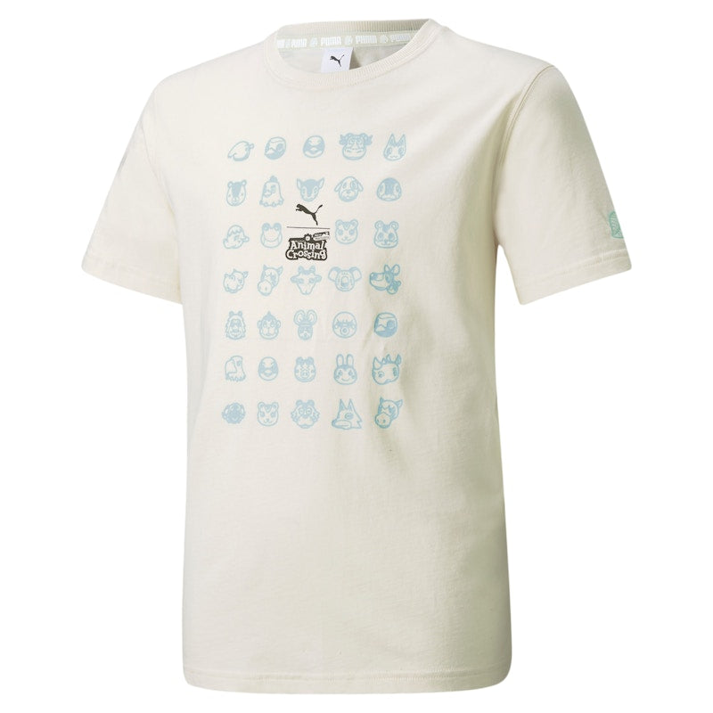 Puma x Animal Crossing New Horizons Kid's T-shirt Puma White