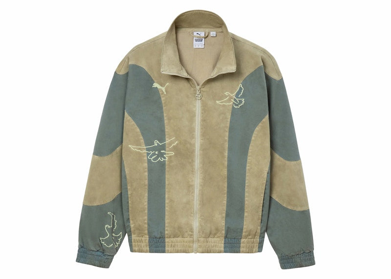 Puma x Kidsuper Dyed Track Jacket Pebble Gray