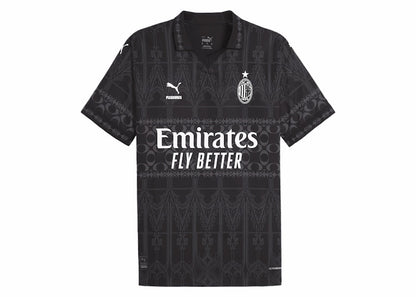 Puma x Pleasures AC Milan 2023/24 Dark Version Authentic Jersey (Imported Version) Black