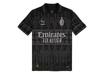 Puma x Pleasures AC Milan 2023/24 Dark Version Jersey (Imported Version) Black