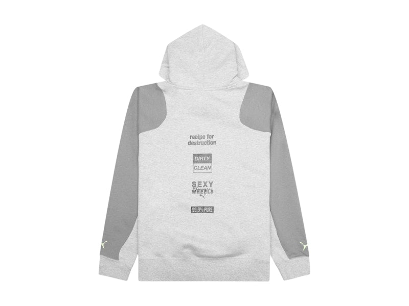 Puma x Pleasures Hoodie Light Grey Heather