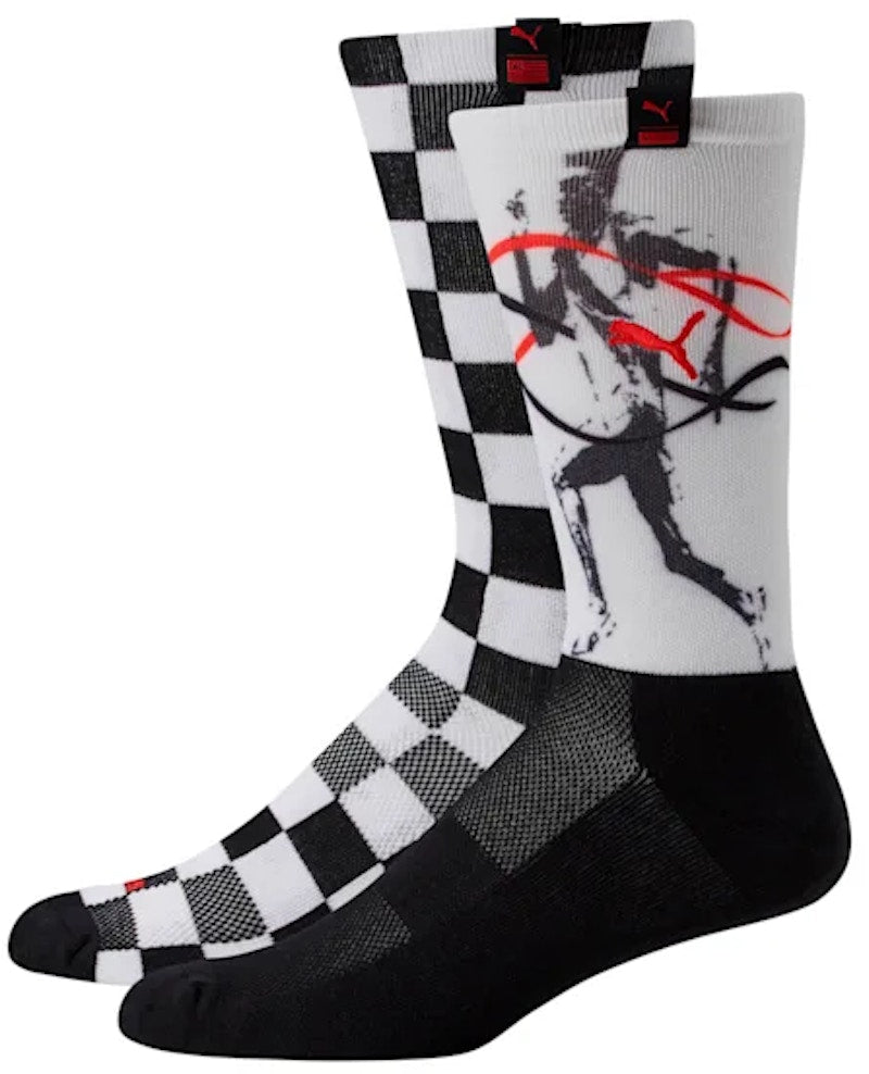 Puma x TMC Crew Socks (2 pk) Black/White