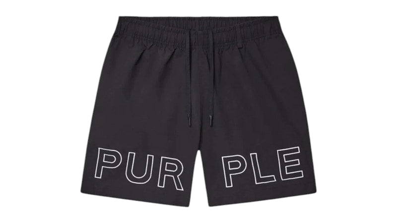 Purple Brand All Round Logo Shorts Black