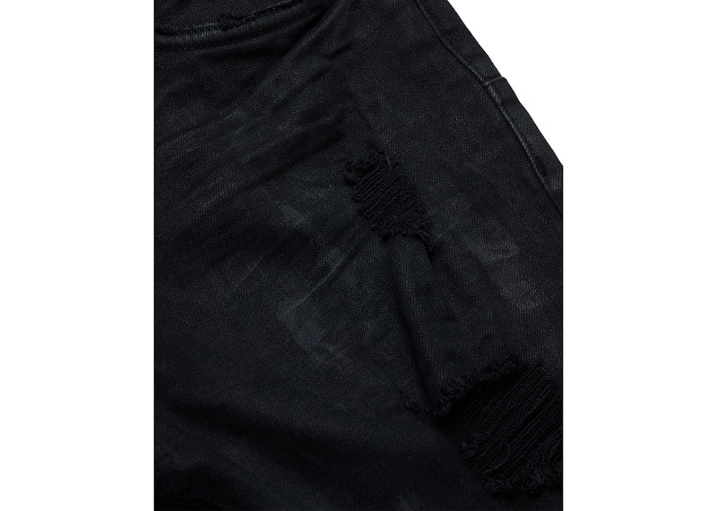 Purple Brand Black Oil Spill Jean Black