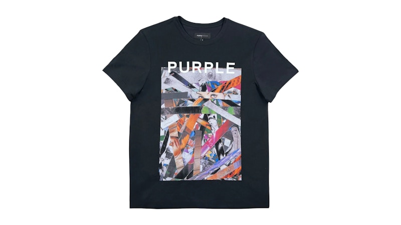 Purple Brand Clean Jersey S/S Tee Black