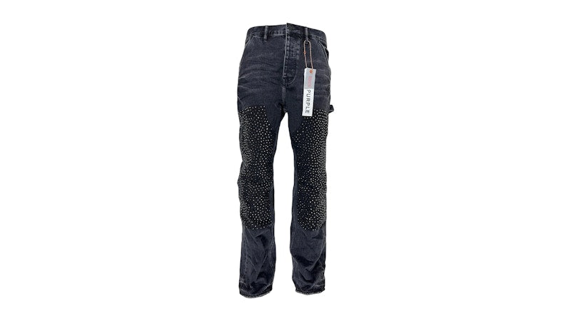 Purple Brand Crystal Carpenter Jean Black