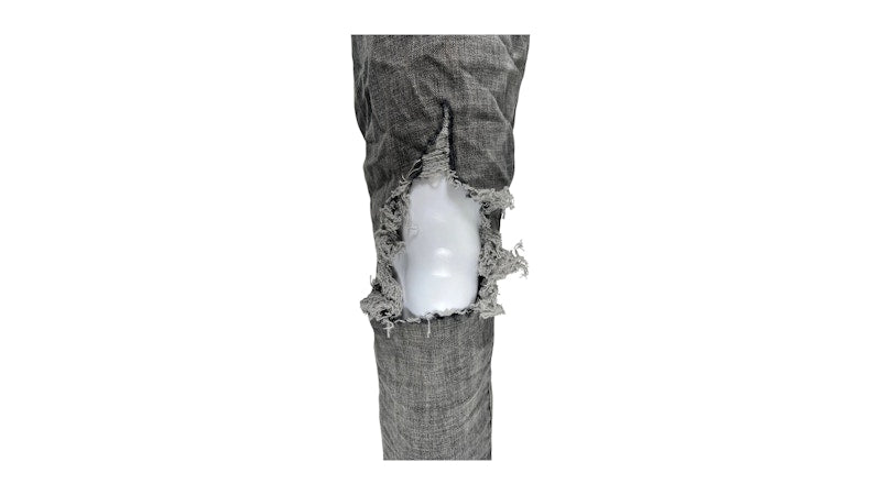 Purple Brand Grey Dirty Blowout Jean Black