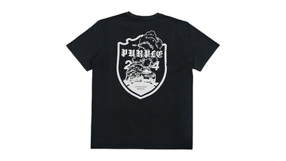 Purple Brand HWT Logo Jersey S/S Tee Black/White