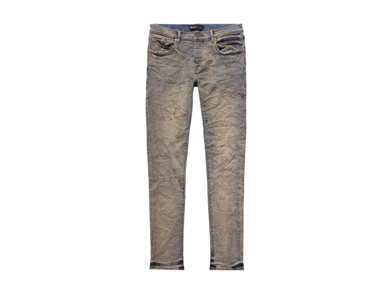 Purple Brand Indigo Oil Repair Jeans Indigo