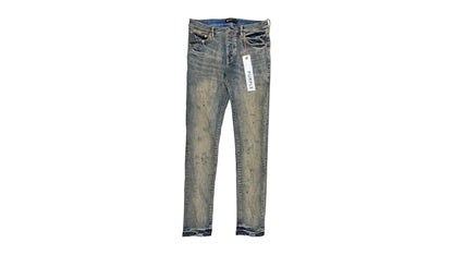 Purple Brand Industrial Worn Dirty Mid Jeans Indigo