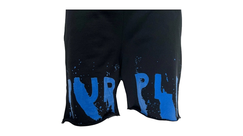 Purple Brand MWT Fleece Short Black
