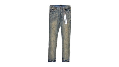 Purple Brand P001-IWID Industrial Worn Jean Dirty Mid Indigo