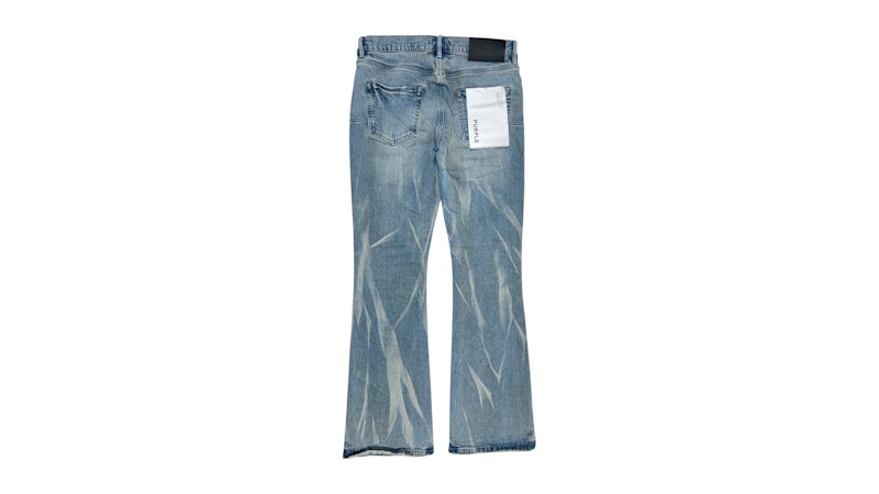 Purple Brand P004-CTLN225 Calcite Flare Jean Indigo