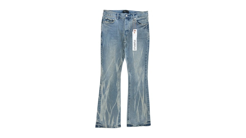 Purple Brand P004-CTLN225 Calcite Flare Jean Indigo
