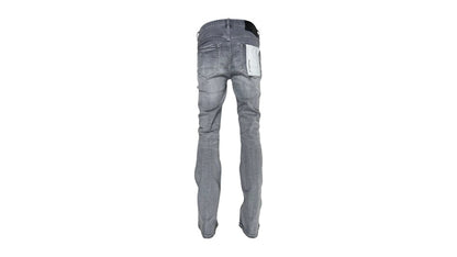 Purple Brand P004-FTMY325 Flare Jean Stormy Sky Grey