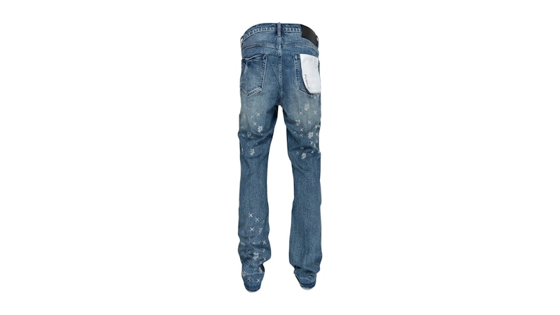 Purple Brand P005-MNBM425 Mono Bling Vintage Jeans Indigo