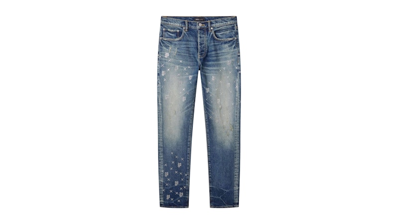 Purple Brand P005-MNBM425 Mono Bling Vintage Jeans Indigo