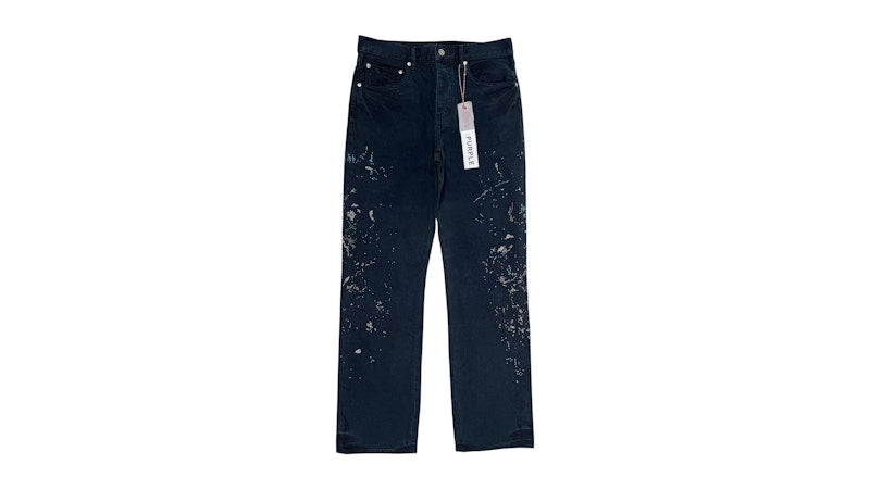 Purple Brand P011-BPIB425 Beaded Splatter Jeans Black