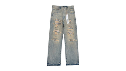 Purple Brand P018-TNSQ126 Tinted Sequin Repair Jeans Indigo