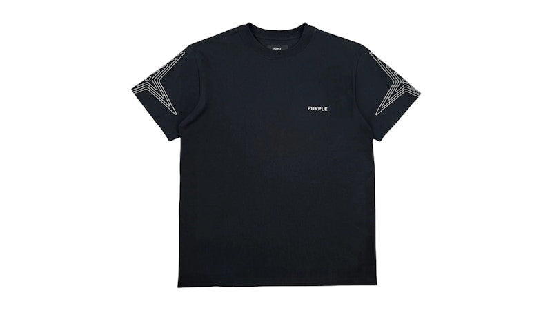 Purple Brand P117-HBJS325 HWT Jersey S/S Tee Black