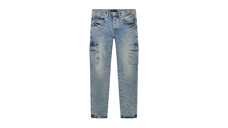 Purple Brand Skinny Cargo Pumice Jeans Indigo