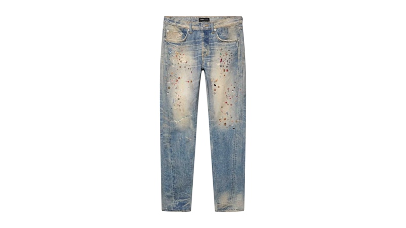Purple Brand Skinny Cyanine Jewel Jeans Indigo