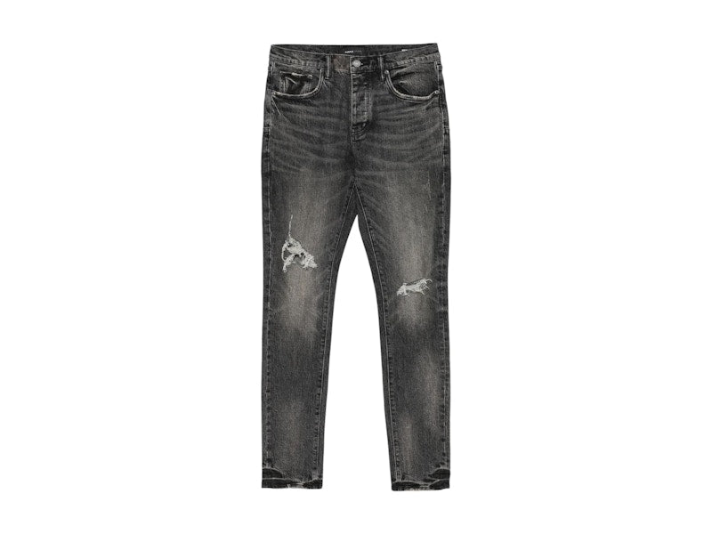 Purple Brand Skinny Week Old Wash Jean Black
