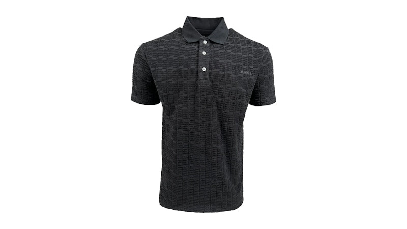 Purple Brand Terry Towel Polo Black