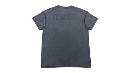 Purple Brand Textured Inside Out Basic Tee Black