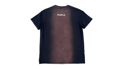 Purple Brand Textured Jersey Inside Out Tee Black