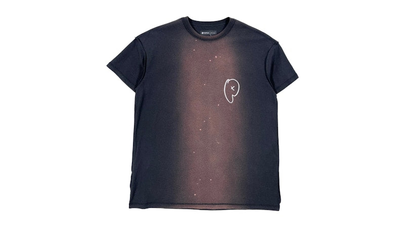 Purple Brand Textured Jersey Inside Out Tee Black