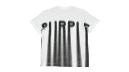 Purple Brand Textured Jersey SS Tee White