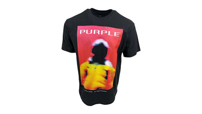 Purple Brand Textured Jersey Tee Black