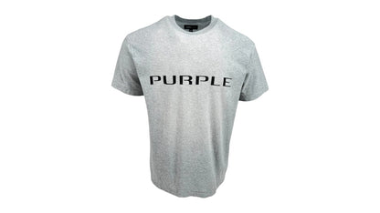 Purple Brand Textured Jersey Tee Grey
