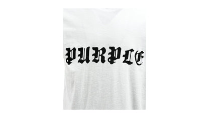 Purple Brand Textured Jersey Tee White