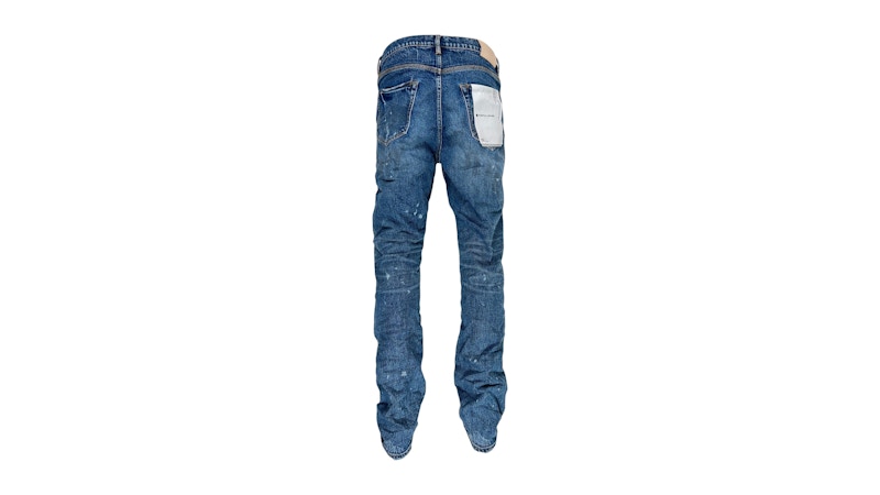 Purple Brand Vintage Dirty Patch Jean Mid Indigo