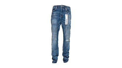 Purple Brand Vintage Dirty Patch Jean Mid Indigo
