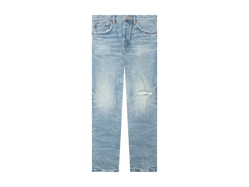Purple Brand Vintage Knee Blowout Jeans Mid Indigo