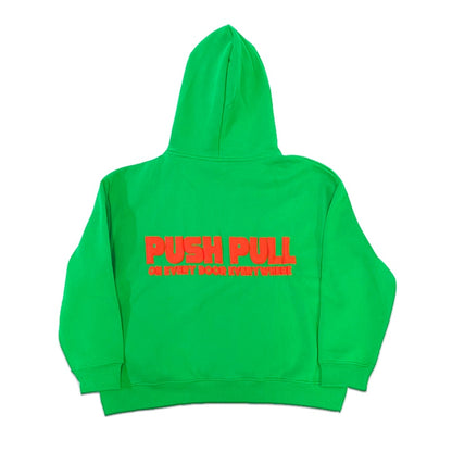 Push Pull Rudolph Hoodie Green