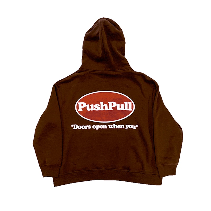 Push Pull Unleaded 91 Hoodie Brown