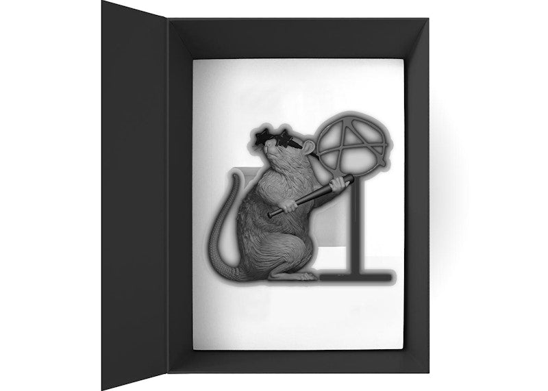 Queen M x BRANDALISM EXCLUSIVE Hollywood Rat Comic Con Gray Variant Limited Timed Edition Figure