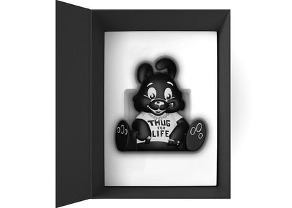 Queen M x BRANDALISM EXCLUSIVE Thug Bunny Monotone Variant Figure