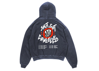 REEZY Cancelled Tour Hoodie Vintage Grey