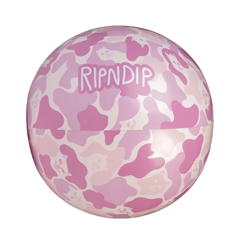 RIPNDIP Camo Beach Ball Pink