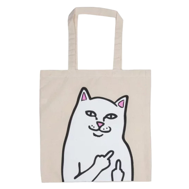 RIPNDIP OG Lord Nermal Cancas Tote Bag Natural