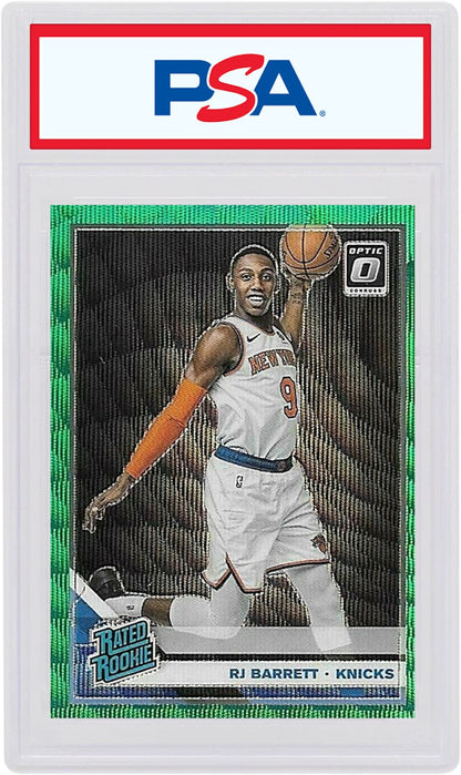 RJ Barrett 2019 Donruss Optic Fanatics Box Set Green Wave Rookie #178 (PSA or BGS Graded)