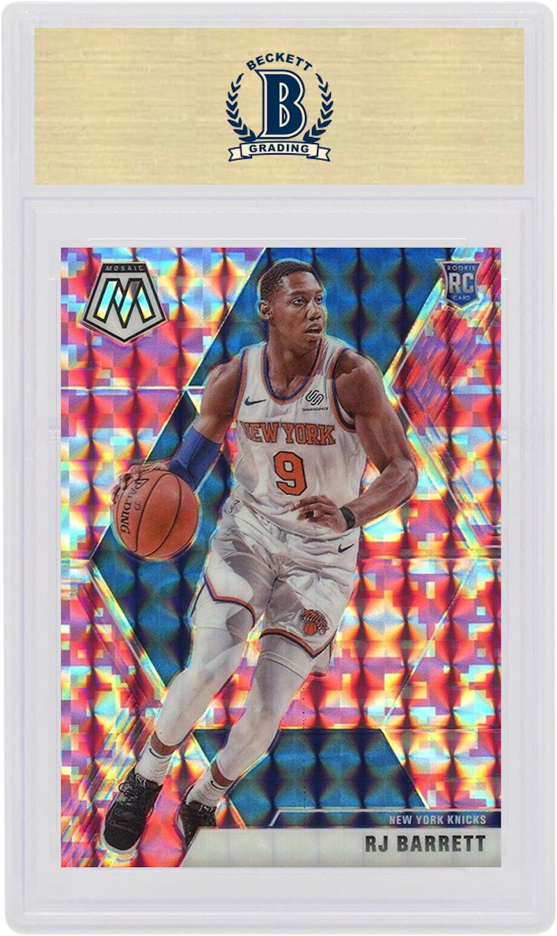 RJ Barrett 2019 Panini Mosaic Rookie Pink Camo #229 (PSA or BGS Graded)
