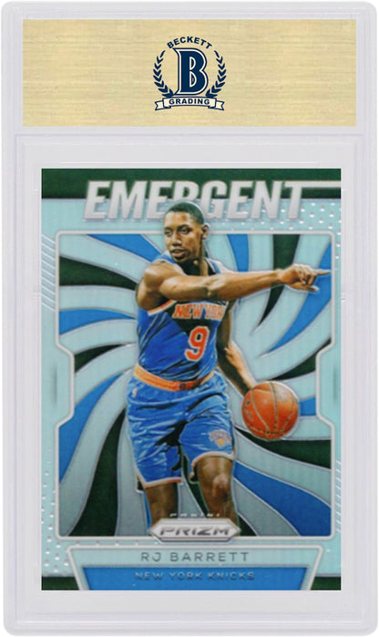 RJ Barrett 2019 Panini Prizm Emergent Rookie Silver #27 (PSA or BGS Graded)